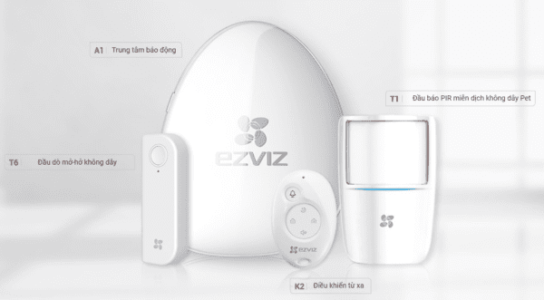Bộ báo trộm không dây EZVIZ-Alarm Starter Kit