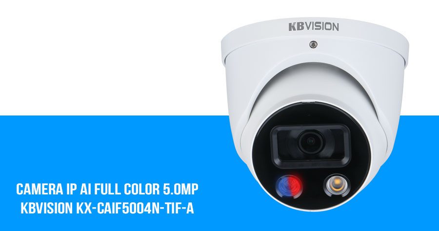 Bán camera IP AI Full Color 5MP KBVISION KX-CAiF5004N-TiF-A giá rẻ