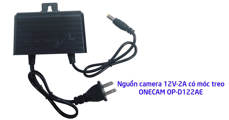 Nguồn camera 12V-2A có móc treo ONECAM OP-D122AE giá tốt