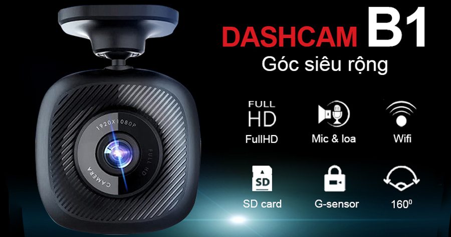 Bán camera hành trình HikDashcam B1 - Góc siêu rộng giá rẻ